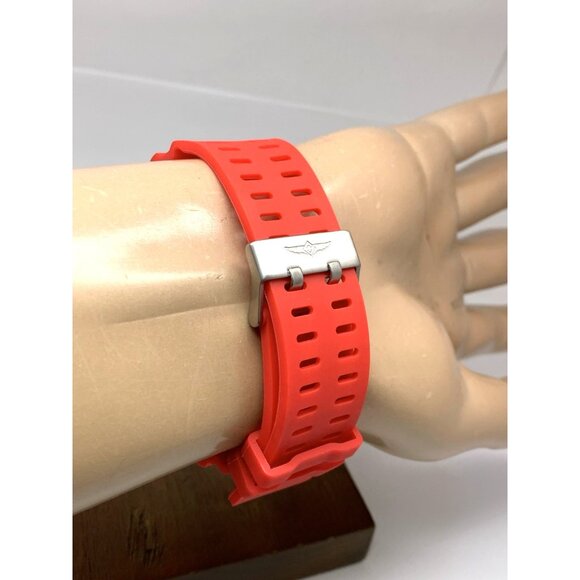 Invicta Men's Watch 47528 Racing Quartz Digital Black Red Resin Strap 52mm - Picture 10 of 14